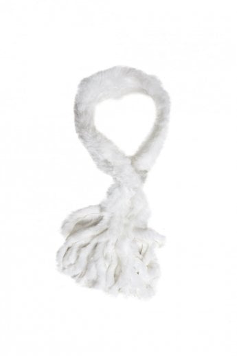 White Coney Fur Scarf