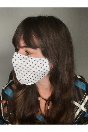 White Reusable Cotton Fashion Face Mask