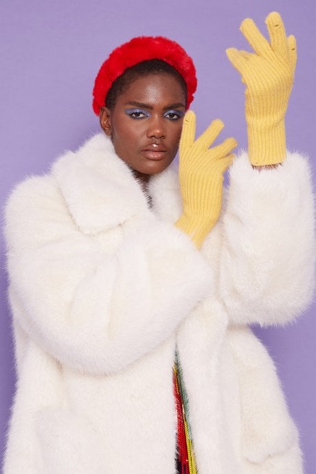 Yellow Banana Peel Blend Gloves
