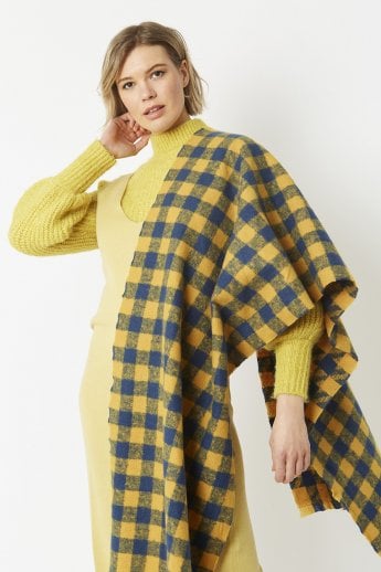Yellow Cashmere Blend Wrap